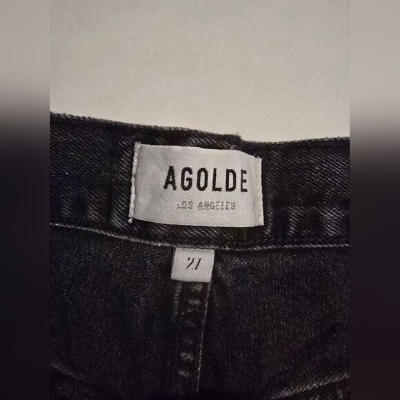 Agolde Parker Cutout Short in Black Size 37 - Picture 6 of 11